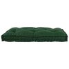 vidaXL Coussin de canapé sur palette Vert tissu