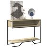 vidaXL Table console chêne sonoma 100x35x74,5 cm bois d'ingénierie