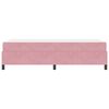 vidaXL Cadre de lit avec matelas Rose 100 x 200 cm tissu