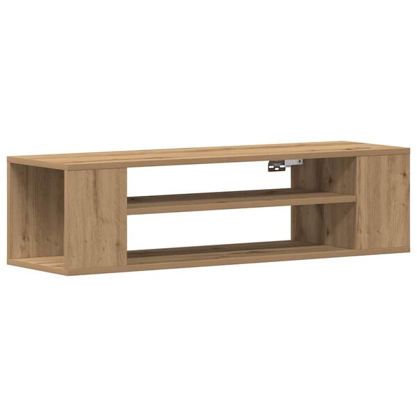 vidaXL Meuble TV artisian oak 100 x 30 x 26,5 cm Bois d'ing&eacute;nierie