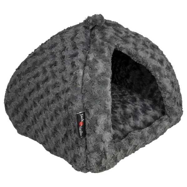 Jack and Vanilla Igloo pour animaux de compagnie Coal 37x37x37 cm