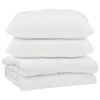 vidaXL Couette avec oreiller 3 pcs Blanc Microfibre