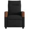 vidaXL Fauteuil de massage inclinable Noir Tissu