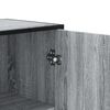 vidaXL Buffet haut sonoma gris 68x35x139 cm bois d'ing&eacute;nierie