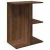 vidaXL Tables de chevet 2 pcs ch&ecirc;ne marron bois d'ing&eacute;nierie
