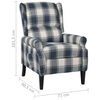 vidaXL Fauteuil inclinable Bleu Tissu