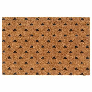 vidaXL Tapis de porte naturel 40x60 cm fibre de coco touffet&eacute;