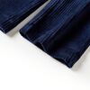 Pantalons pour enfants velours c&ocirc;tel&eacute; bleu marine 104