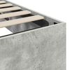 vidaXL Cadre de lit ottoman Gris b&eacute;ton 90 x 200 cm Bois d'ing&eacute;nierie