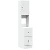 vidaXL Armoire de cuisine blanc 35x50x180 cm bois d'ing&eacute;nierie