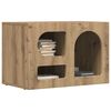 vidaXL Meuble TV Ch&ecirc;ne artisanal 60 x 35 x 40 cm Bois d'ing&eacute;nierie