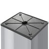 Hailo Poubelle Big-Box Swing Taille XL 52 L Argent&eacute; 0860-221