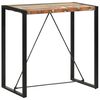 vidaXL Table de bar 110x60x110 cm Bois massif de r&eacute;cup&eacute;ration