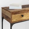 vidaXL Table console Bois ancien 75 x 34,5 x 75 cm Bois d'ing&eacute;nierie