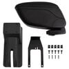 vidaXL Accoudoir de voiture noir 12x29x(32-46) cm ABS