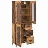 vidaXL Haut Armoire Bois Ancien 69,5 x 34 x 180 cm Bois d'ing&eacute;nierie