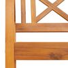vidaXL Banc de jardin Marron 150 x 56 x 90 cm Bois d'Acacia Massif