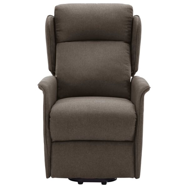 vidaXL Fauteuil Marron Tissu