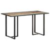 vidaXL Table de salle &agrave; manger 140 cm Bois de r&eacute;cup&eacute;ration massif