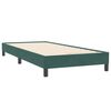 vidaXL Sommier &agrave; lattes de lit et matelas vert fonc&eacute; 90x220 cm velours