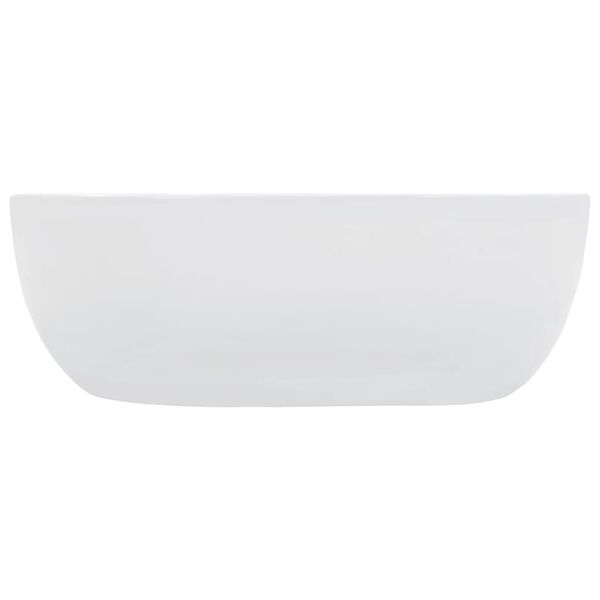 vidaXL Lavabo 42,5x42,5x14,5 cm Céramique Blanc