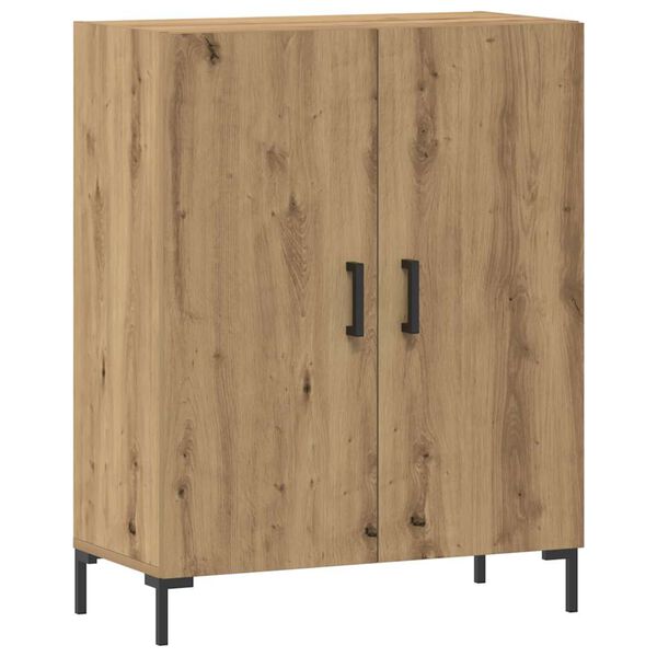 vidaXL Buffet chêne artisanal 69,5x34x90 cm bois d'ingénierie