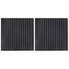 vidaXL Panneaux muraux 2 pcs Anthracite 60,5 x 60 cm