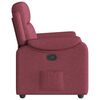 vidaXL Fauteuil inclinable Rouge bordeaux Tissu