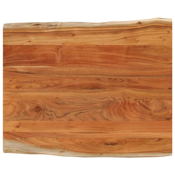 vidaXL Dessus de table 90x80x2,5 cm rectangulaire bois massif d'acacia