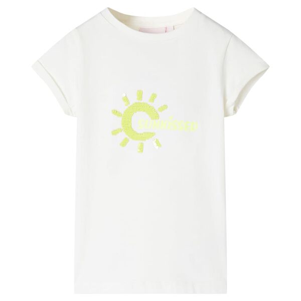 T-shirt pour enfants &eacute;cru 140