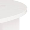 vidaXL Table basse Blanc 50 x 40 x 50 cm Bois massif en pin