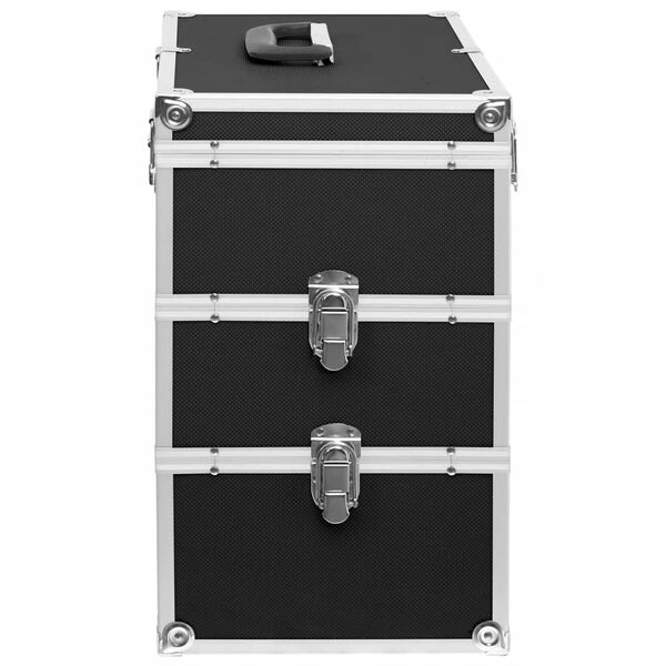 Mallette à Maquillage Valise VidaXL - Dimensions 37x24x40 Cm - Coffret De Rangement Cosmétique Noir - Neuf