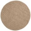 vidaXL Tapis d'int&eacute;rieur et d'ext&eacute;rieur AGIRA Naturel &Oslash; 160 CM