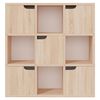vidaXL Biblioth&egrave;que Ch&ecirc;ne Sonoma 88,5x27,5x88 cm Bois d'ing&eacute;nierie