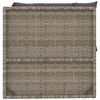 vidaXL Canap&eacute; d'angle de jardin avec coussins gris r&eacute;sine tress&eacute;e