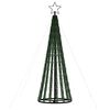 vidaXL Sapin de Noël à LED 275 LED blanc froid 180 cm