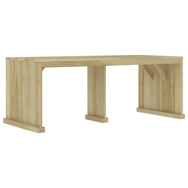 vidaXL Ensemble &agrave; manger de jardin 5 pcs Bois de pin impr&eacute;gn&eacute;
