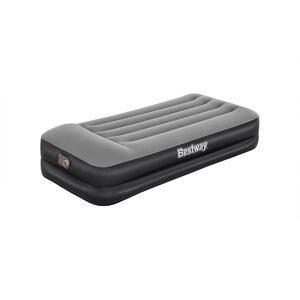 Bestway Lit gonflable floqu&eacute; avec pompe &agrave; air int&eacute;gr&eacute;e 191x97x46 cm
