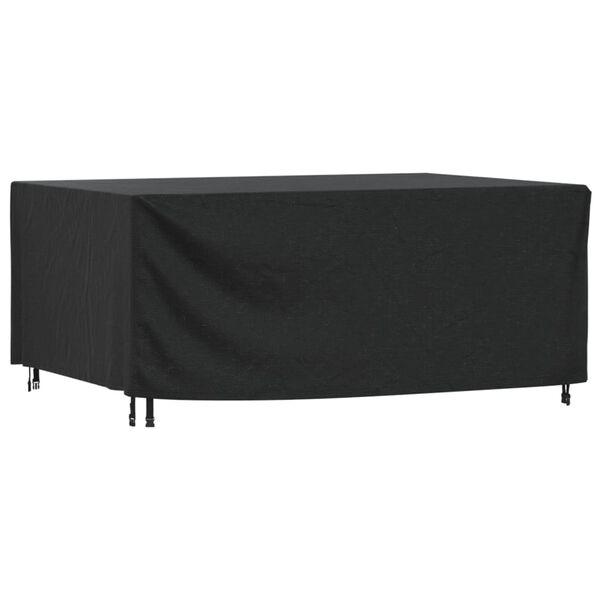 vidaXL Housse de salon de jardin noir 225x143x90 cm imperm&eacute;able 420D