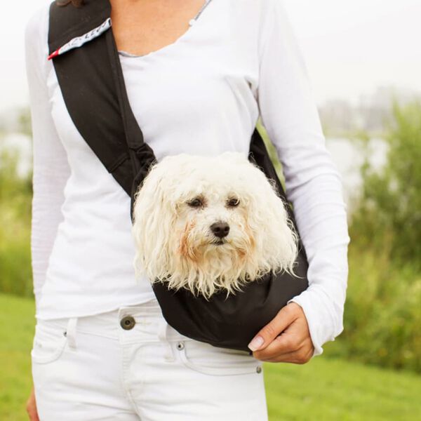 4Lazylegs Sac de transport animaux Pocket Basic Polyester 15 kg Noir