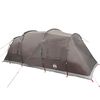 vidaXL Tente de camping tunnel 4 personnes marron imperm&eacute;able