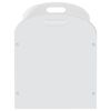 vidaXL Banc de rangement pour enfants Blanc 62x40x46,5 cm MDF