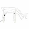 vidaXL Renne de Noël Blanc chaud 73x31x45 cm
