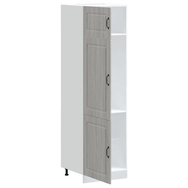 vidaXL Armoire de cuisine Kalmar sonoma gris bois d'ing&eacute;nierie