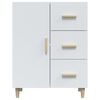 vidaXL Buffet Blanc brillant 69,5x34x90 cm Bois d'ing&eacute;nierie
