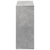 vidaXL &Eacute;tag&egrave;re s&eacute;paratrice de pi&egrave;ce gris b&eacute;ton 69,5x29x69,5 cm