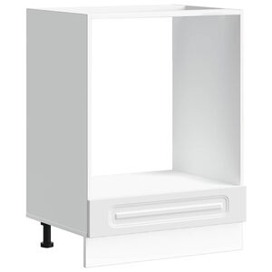 vidaXL Armoire &agrave; four Kalmar blanc bois d'ing&eacute;nierie