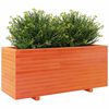 vidaXL Jardini&egrave;re cire marron 110x40x49,5 cm bois de pin massif