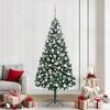vidaXL Sapin de No&euml;l artificiel Vert 210 cm PVC, Acier et Plastique