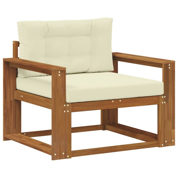 vidaXL Sofa de milieu ext&eacute;rieur Bois d'Acacia Massif Naturel